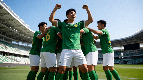 足球运动员进球后庆祝，足球赛事数据服务场景配图